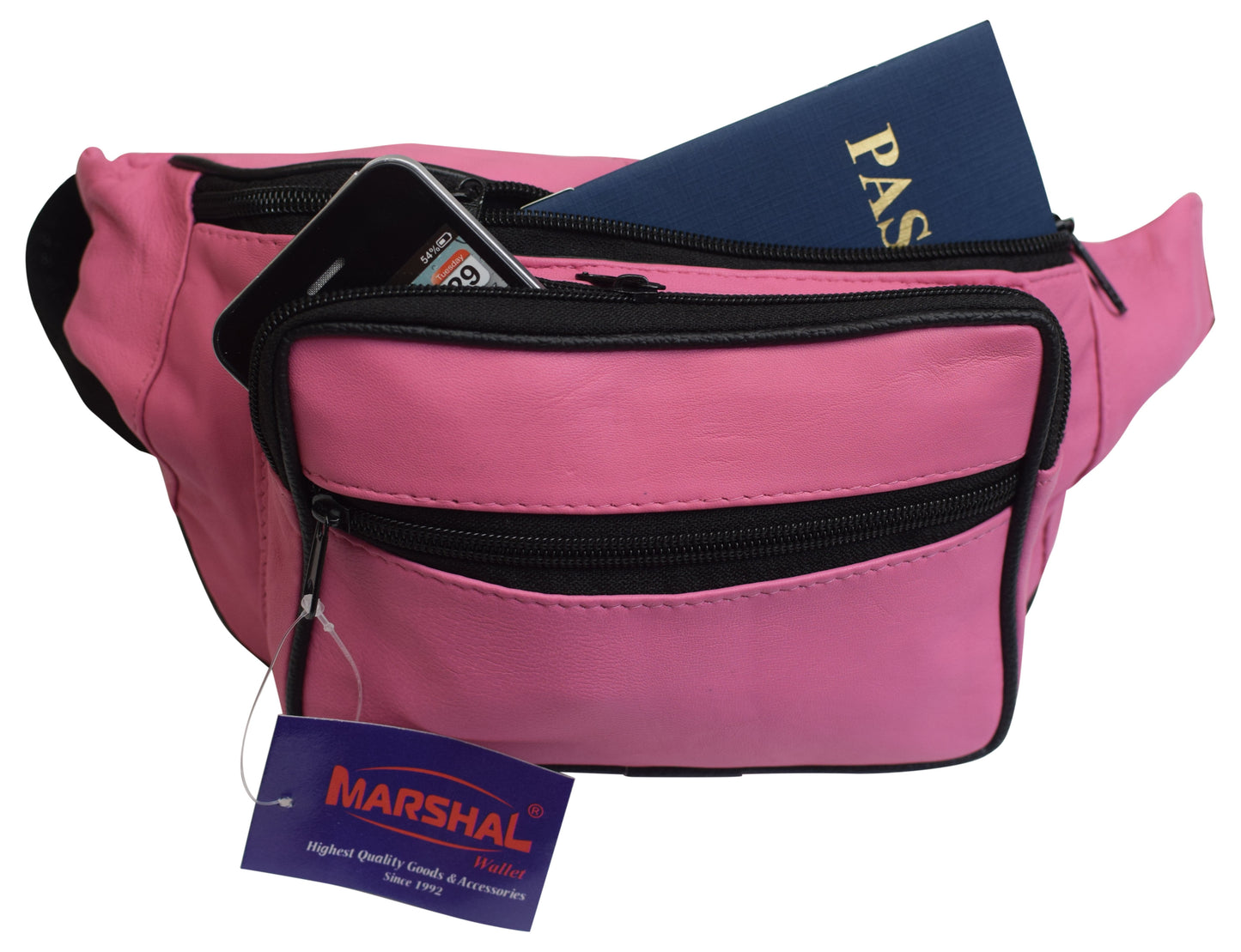 Stylish Genuine Leather Fanny Pack – Perfect for Travel & Everyday Wear | Unisex & Available in Vibrant Colors!