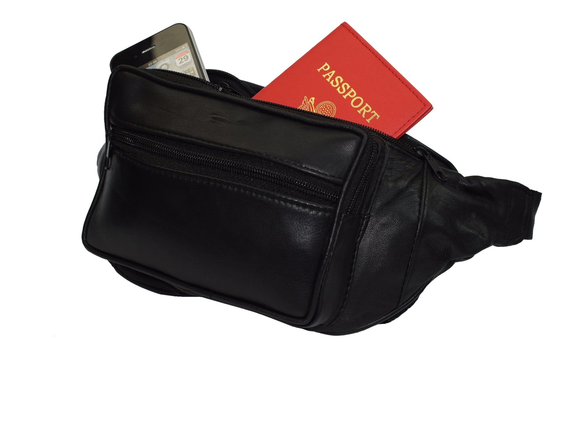 Stylish Genuine Leather Fanny Pack – Perfect for Travel & Everyday Wear | Unisex & Available in Vibrant Colors!