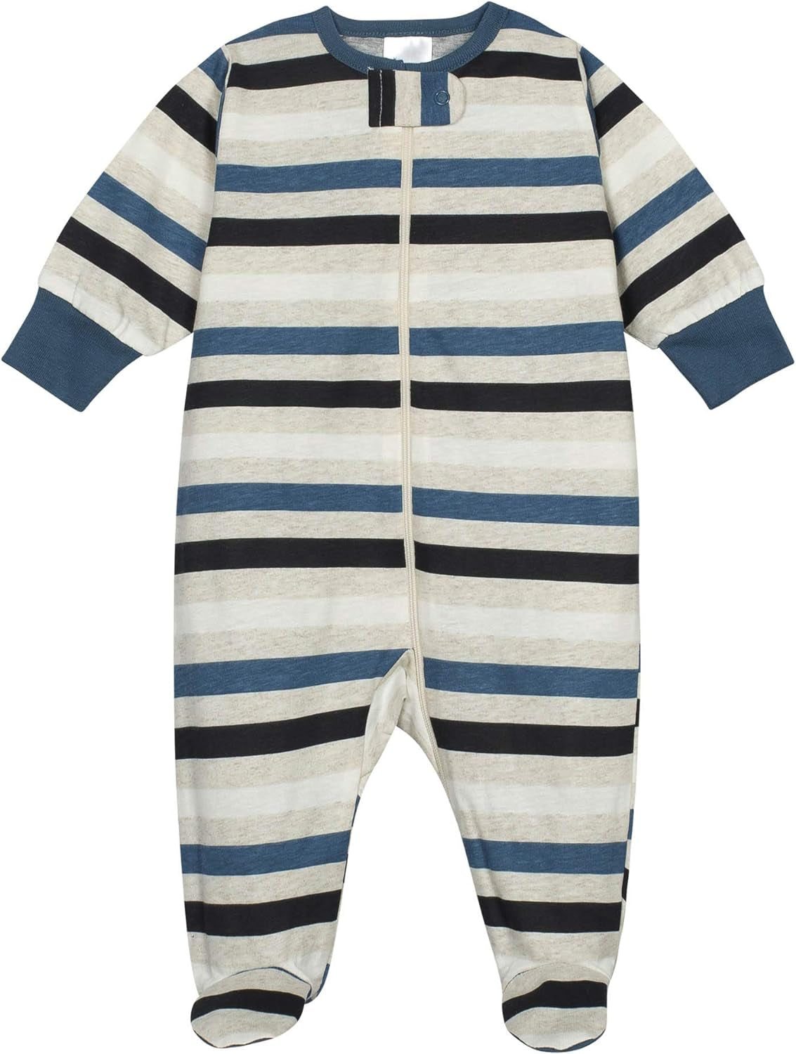 👶 Sweet Dreams: 4-Pack Sleep 'N Play Footies for Baby Boys! 🌙💙