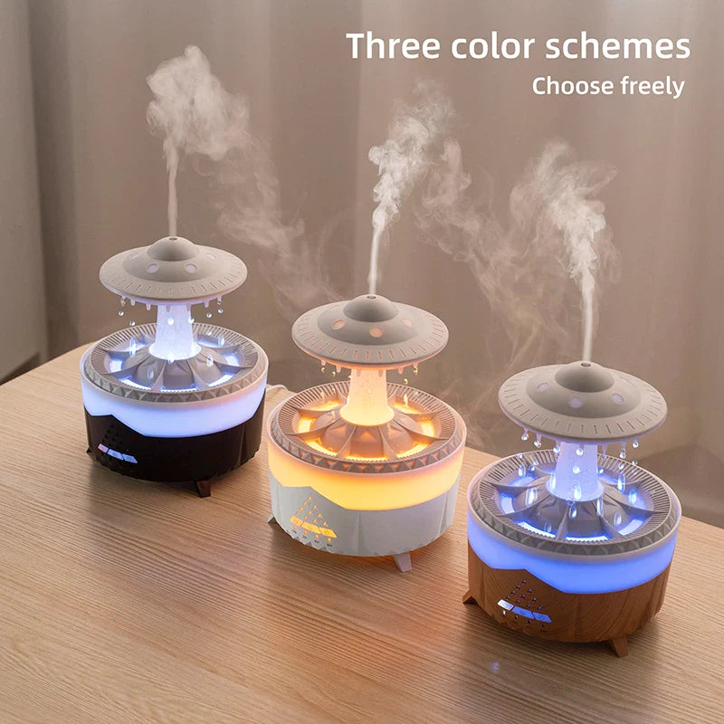 Transform Your Space! 💧✨ UFO Raindrop Humidifier – USB Aromatherapy Diffuser for Fresh Air & Relaxing Scents 🌿🏡