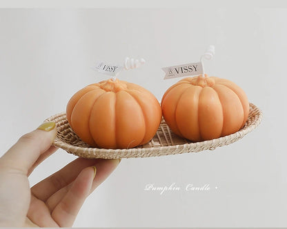 Add a Touch of Cozy Charm! 🎃 Nordic Pumpkin Scented Candles | 3D Soy Wax Aromatherapy – Perfect for Home Decor & Gift-Giving!