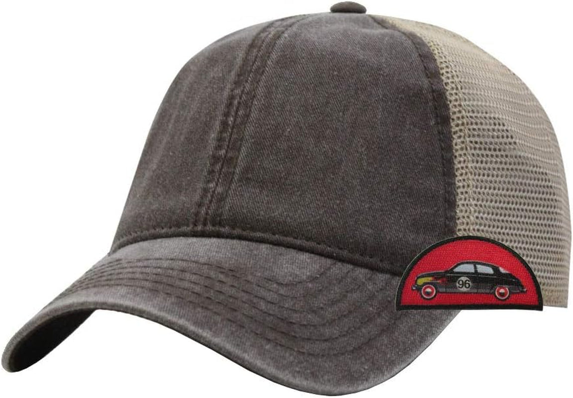 Timeless Style 🧢 Vintage Washed Cotton Mesh Baseball Cap – Soft, Adjustable & Perfect for Casual Days!