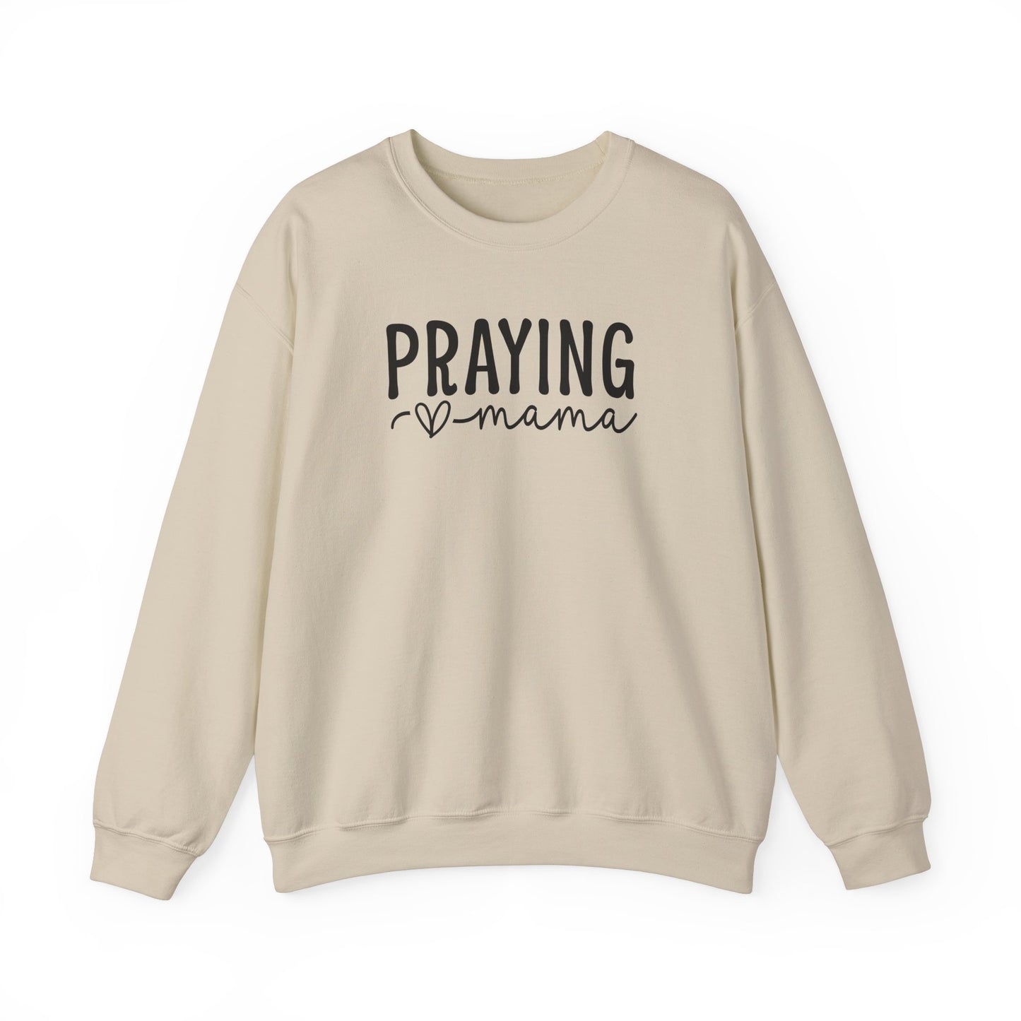 Praying Mama Sweatshirt Stylish Inspirational Apparel for Moms