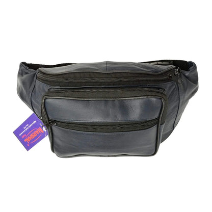 Stylish Genuine Leather Fanny Pack – Perfect for Travel & Everyday Wear | Unisex & Available in Vibrant Colors!