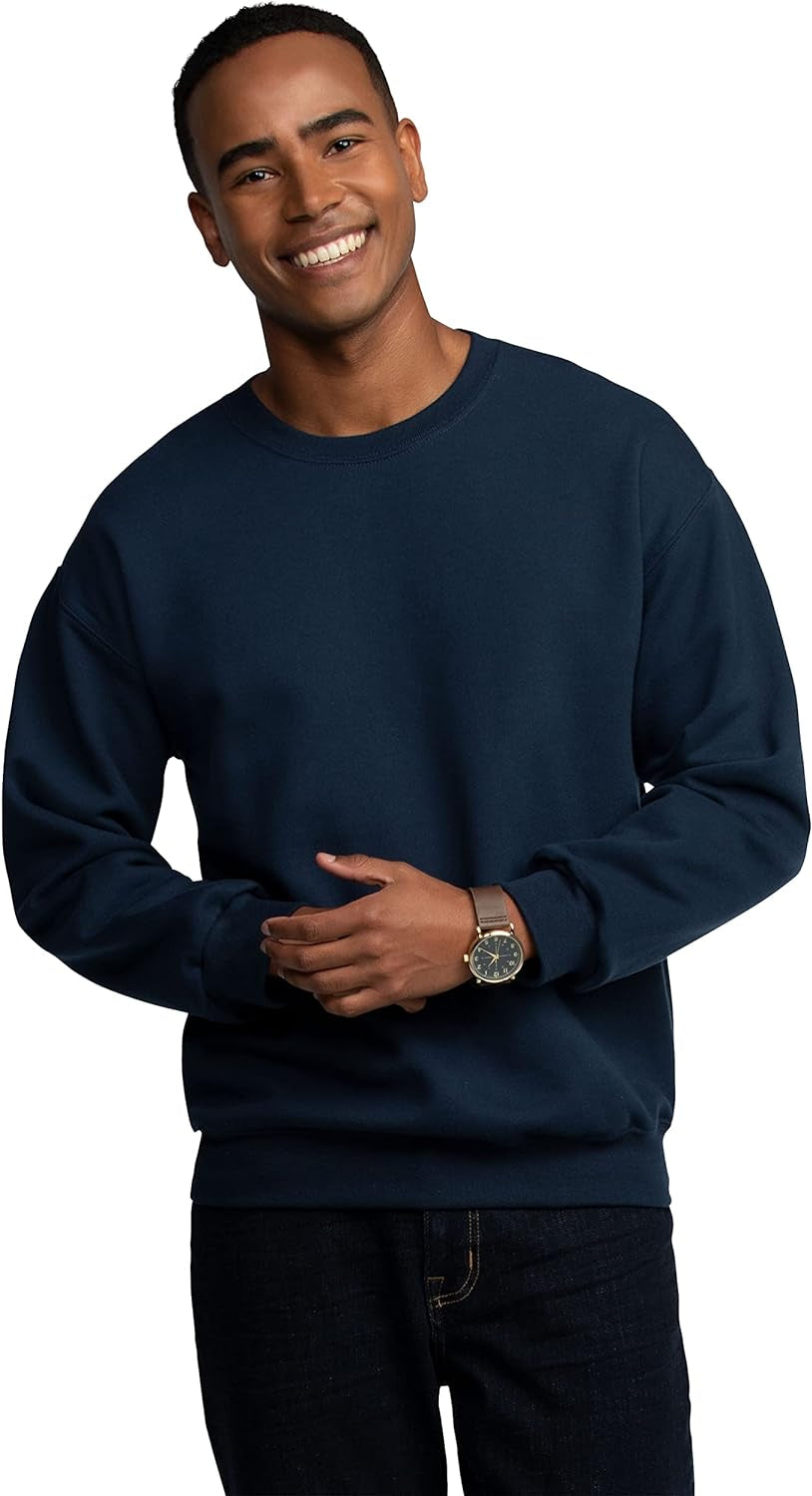 Stay Dry & Cozy 💪 Men’s Moisture-Wicking Eversoft Fleece Sweatshirt – Perfect for Comfort and Performance!