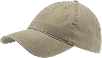 Casual Cool 🧢 Plain Washed Cotton 6-Panel Dad Hat – Adjustable Baseball Cap for Effortless Style!