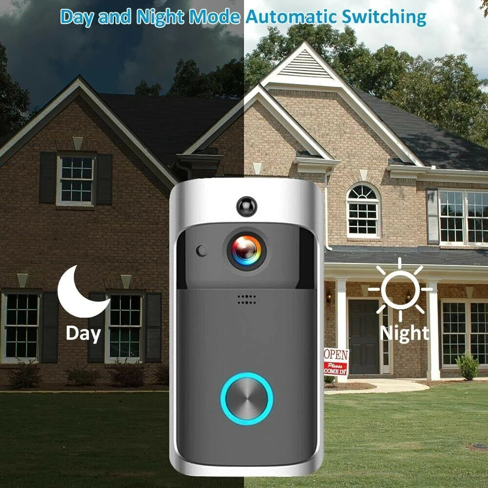 Upgrade Your Home Security: Smart WiFi Video Doorbell – See, Talk & Protect from Anywhere! 📱🔔🏠