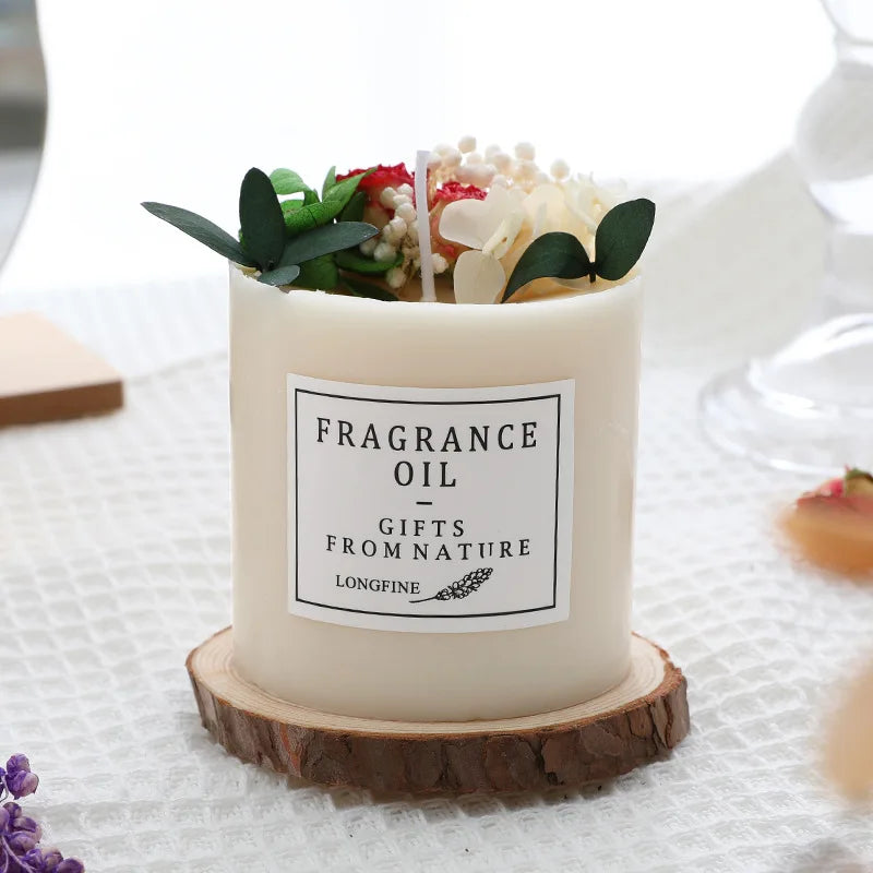 ransform Your Space with Stunning Scented Candles! 🕯️ Dried Flowers & Romantic Fragrances – Perfect for Home Decor, Weddings, or Emergencies!