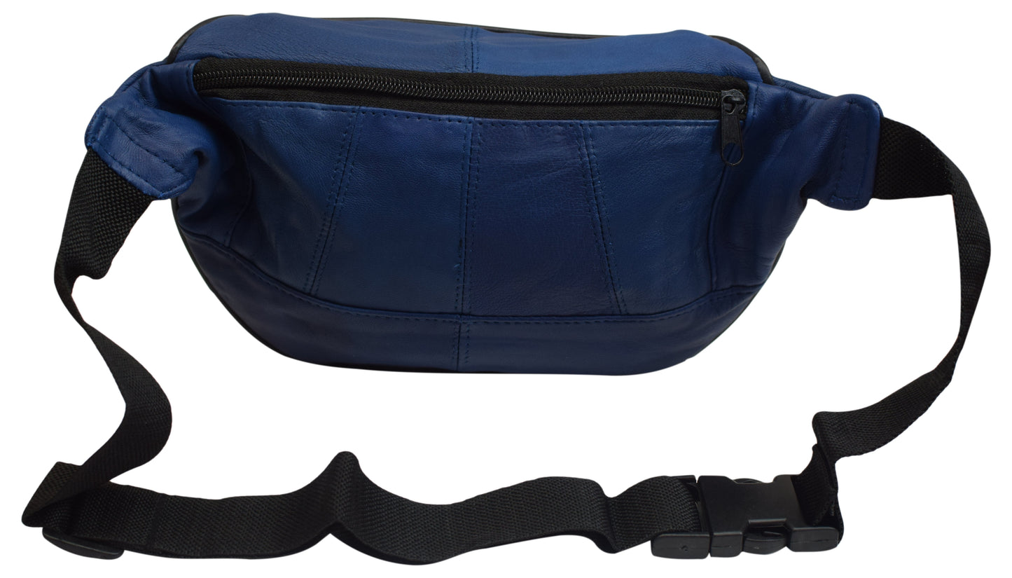 Stylish Genuine Leather Fanny Pack – Perfect for Travel & Everyday Wear | Unisex & Available in Vibrant Colors!