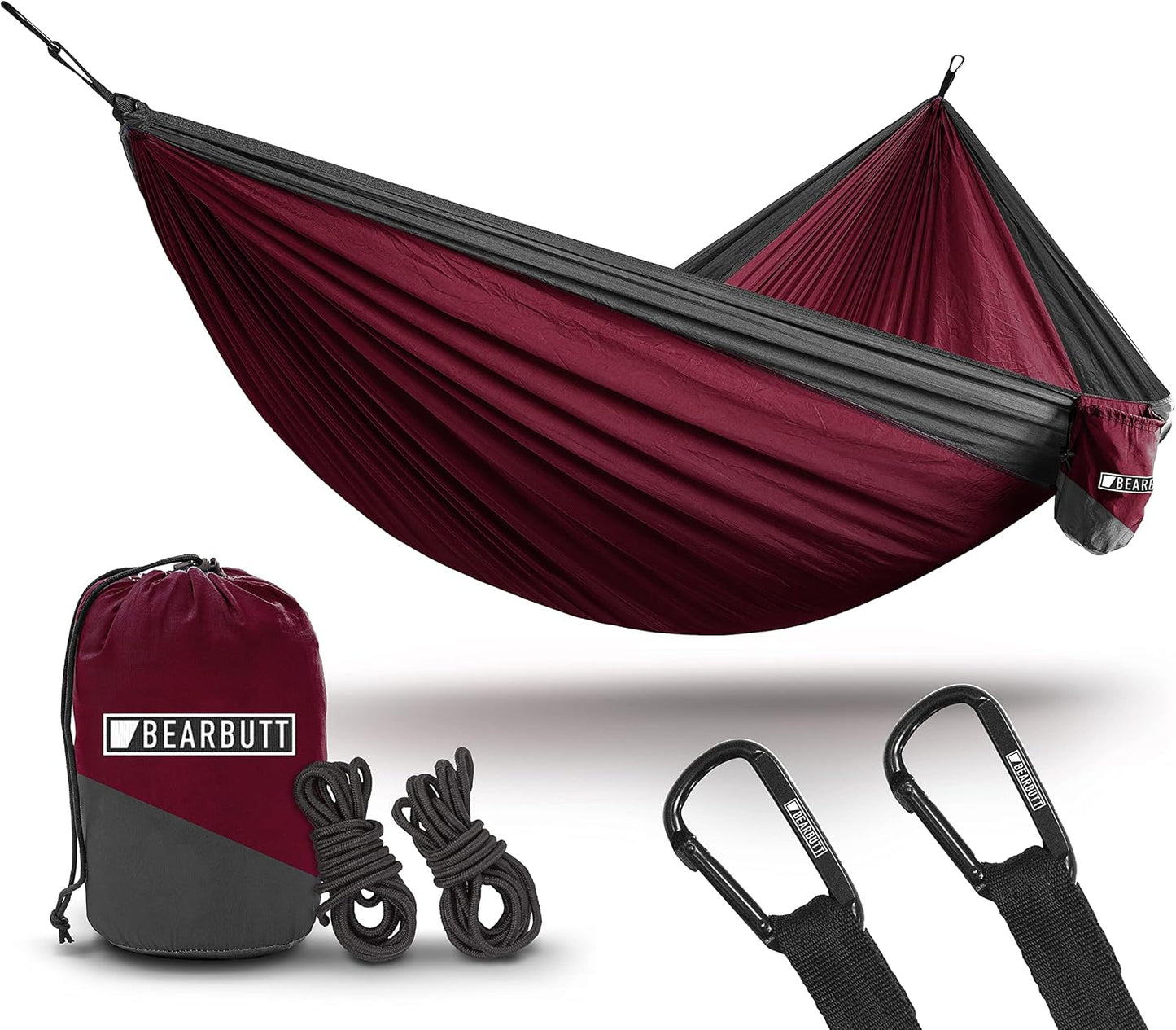 Relax Anywhere! 🏕️🌿 2-Person Portable Hammock – Perfect for Camping, Backpacking & Travel Adventures! 🌞💚