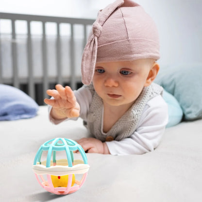 Grab & Shake Fun! 🎉 Easy-Grasp Rattle Balls – Perfect Sensory Toy for Your Baby’s Development (6-12 Months) 🍼✨