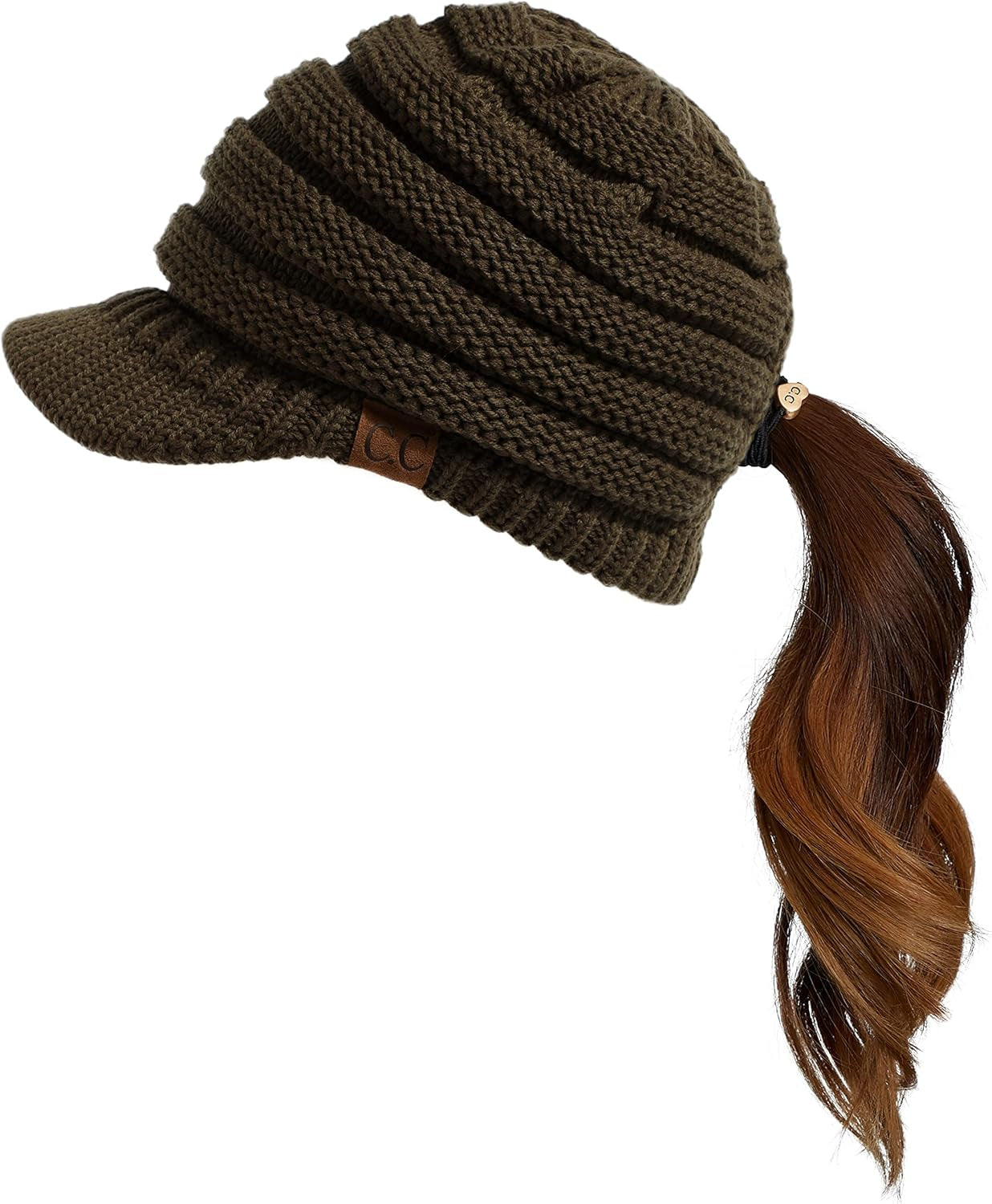 Stay Chic & Cozy! ❄️✨ Women's Ribbed Knit Hat with Brim – Perfect for Any Winter Look! 👒🧣