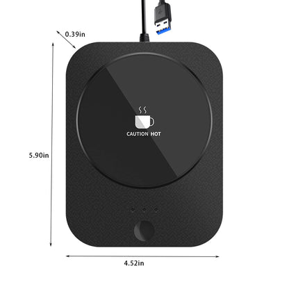 ☕ Keep Your Drink Perfectly Warm: Smart Coffee Mug Warmer with Auto Shut-Off & Temperature Control! 🔥✨ (For Coffee, Tea & More)