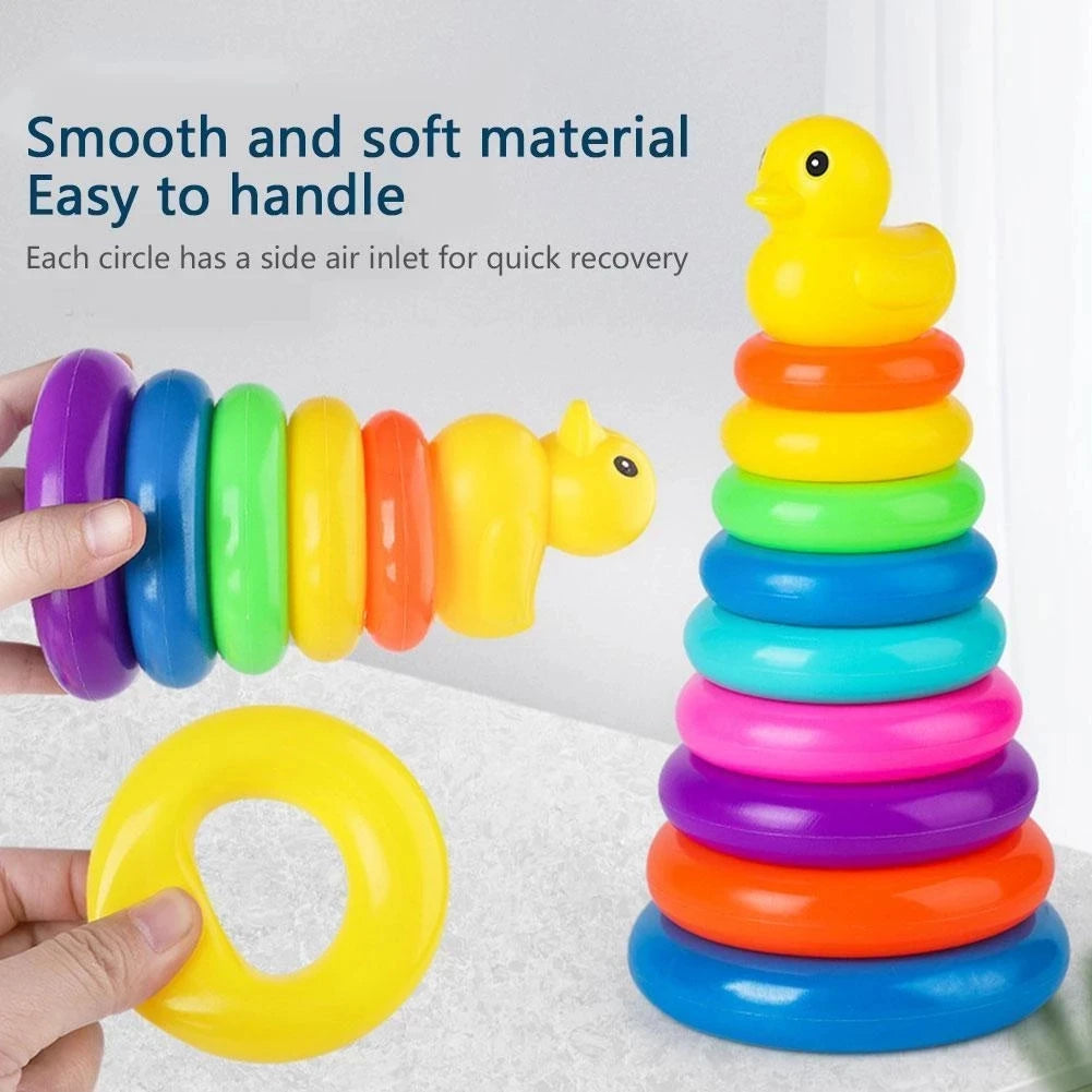 Boost Your Baby’s Development: Montessori Rolling Ball Toy – Fun, Stacking & Educational Play for Little Explorers! 🎉👶