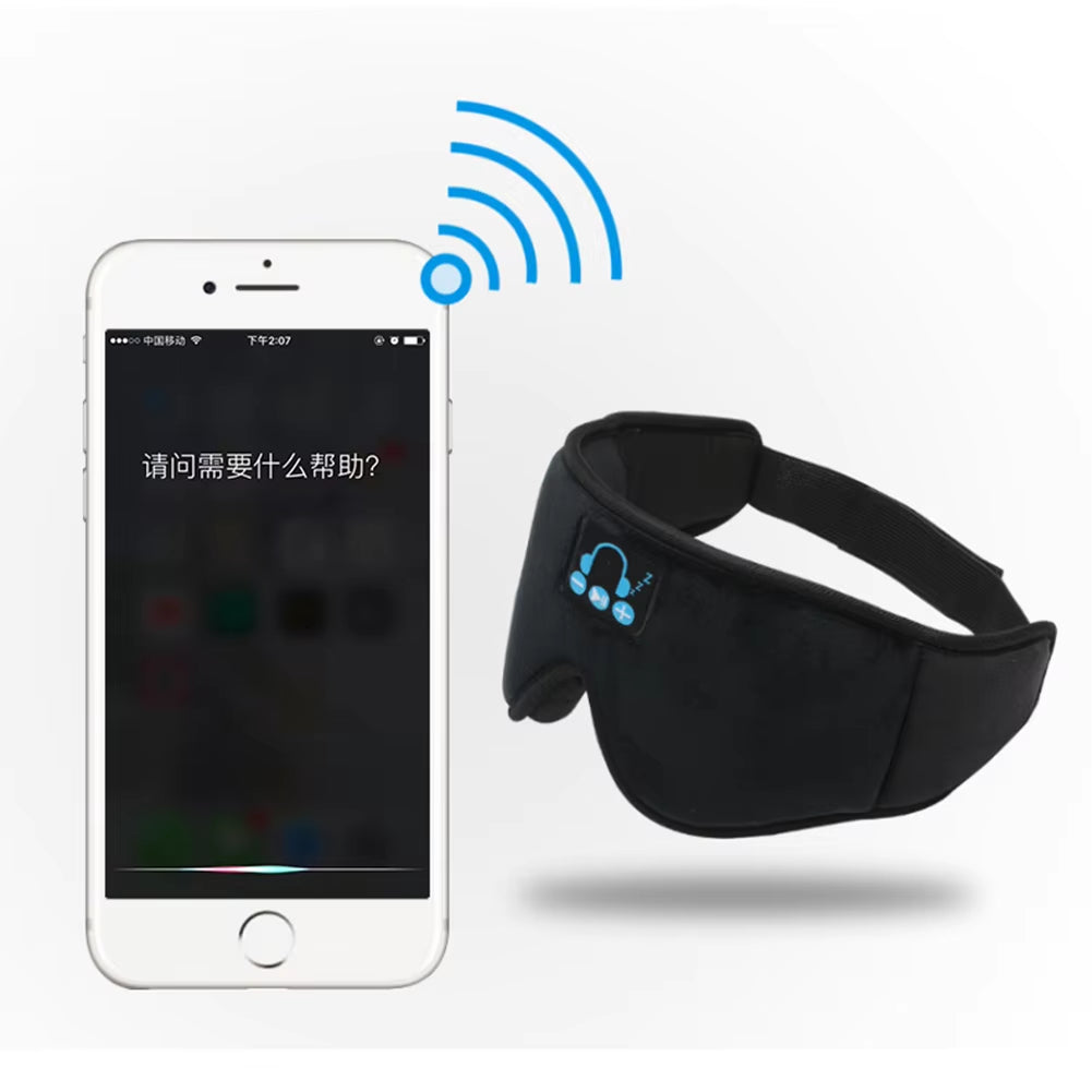 🎧 Sleep in Comfort: 3D Bluetooth Headband with Wireless Music & Eye Mask! 😴✨ (Perfect for Side Sleepers)