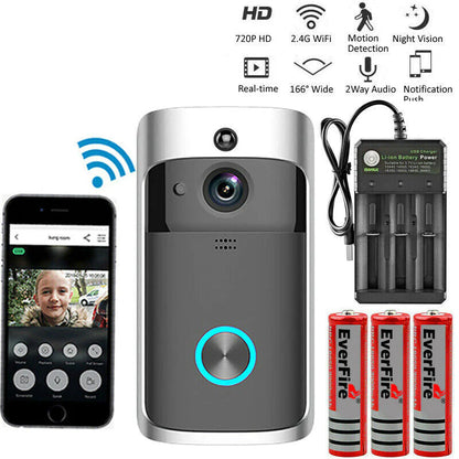 Upgrade Your Home Security: Smart WiFi Video Doorbell – See, Talk & Protect from Anywhere! 📱🔔🏠