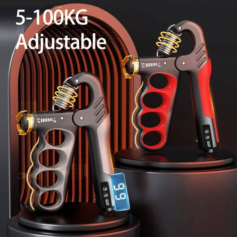 Build Stronger Hands! 💪🖐️ Adjustable Grip Strengthener – 5-100kg for Wrist & Hand Muscle Recovery & Fitness! 🏋️‍♂️