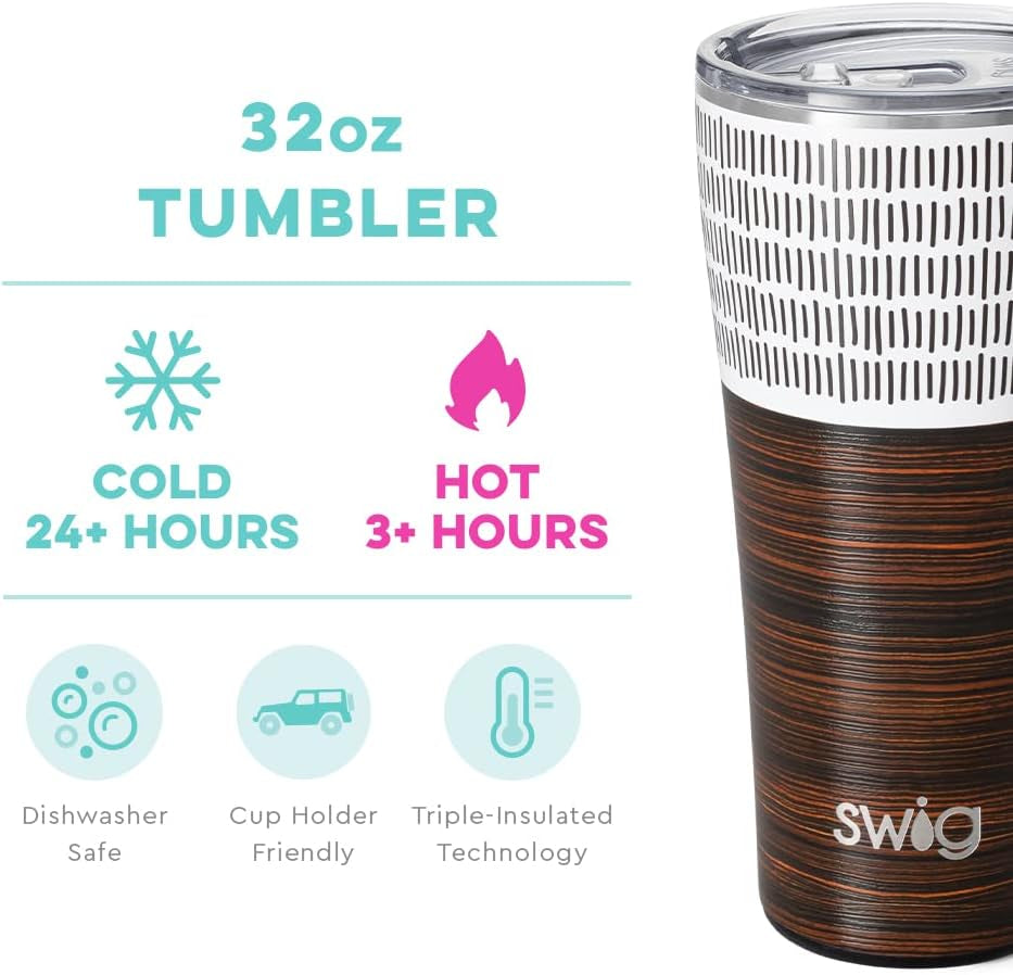 Stay Fueled on the Go! ☕️ 32oz Insulated Travel Tumbler – Stainless Steel Thermos with Lid, Cup Holder Friendly & Perfect for Hot or Cold Drinks!