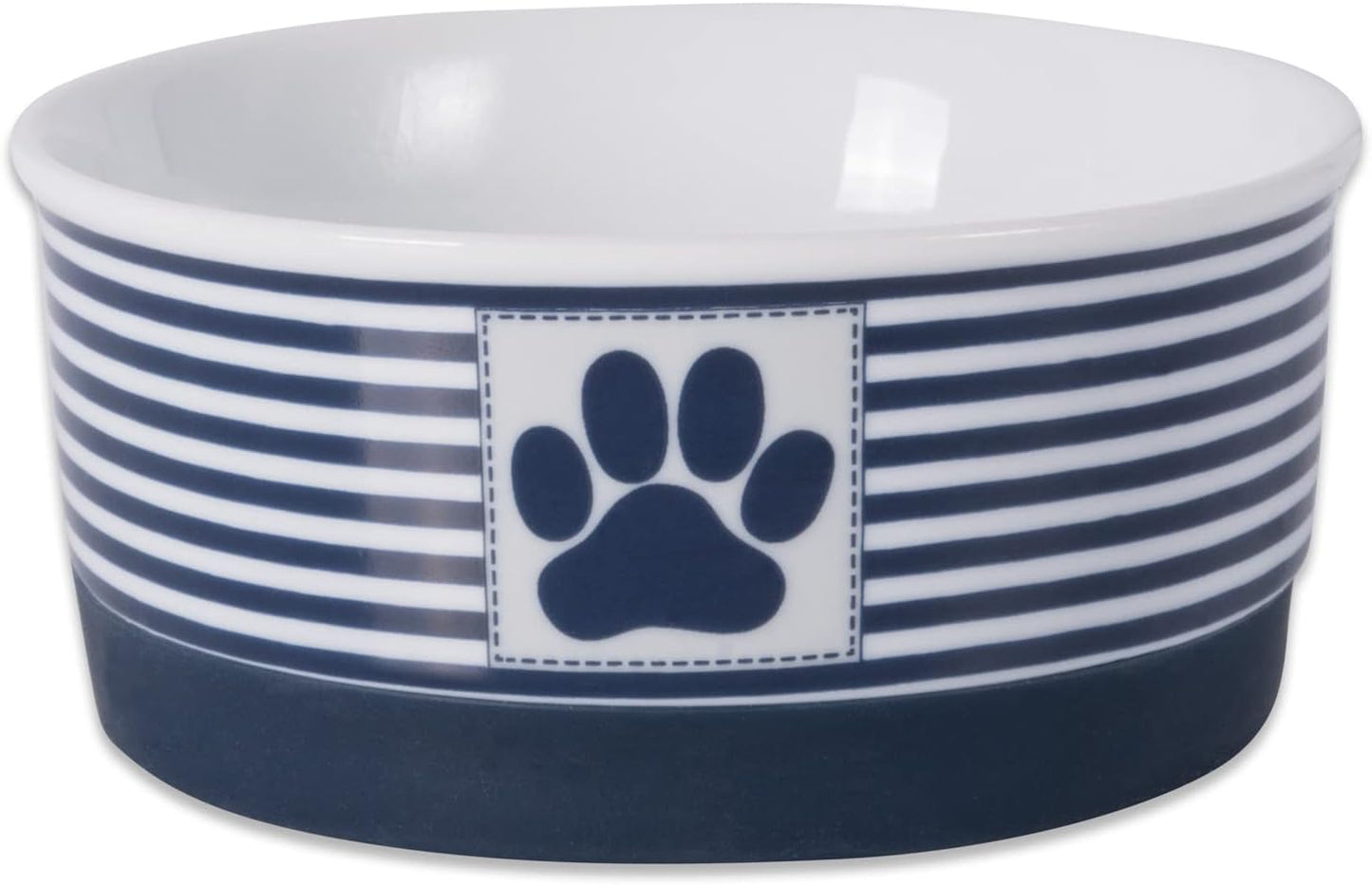 Style Meets Function for Your Pet! 🐾 Paw & Patch Ceramic Pet Collection | Medium Set in Gray – Perfect for Treats or Pet Accessories, 2 Pieces!