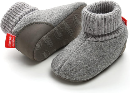 Keep Little Feet Cozy & Safe! ❄️ Baby Boy & Girl Fleece Booties – Soft, Non-Slip Winter Socks & Crib Shoes for Newborns & Toddlers!