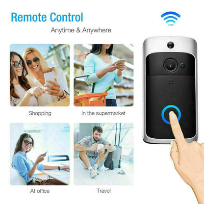 Upgrade Your Home Security: Smart WiFi Video Doorbell – See, Talk & Protect from Anywhere! 📱🔔🏠