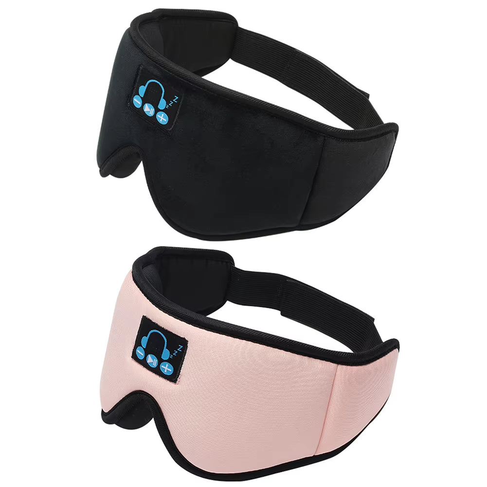 🎧 Sleep in Comfort: 3D Bluetooth Headband with Wireless Music & Eye Mask! 😴✨ (Perfect for Side Sleepers)