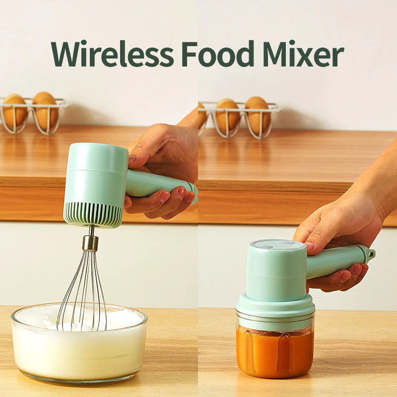 Whisk Like a Pro! 🥚✨ New Rechargeable Wireless Egg Beater – Your Mini Handheld Baking Essential 🍰