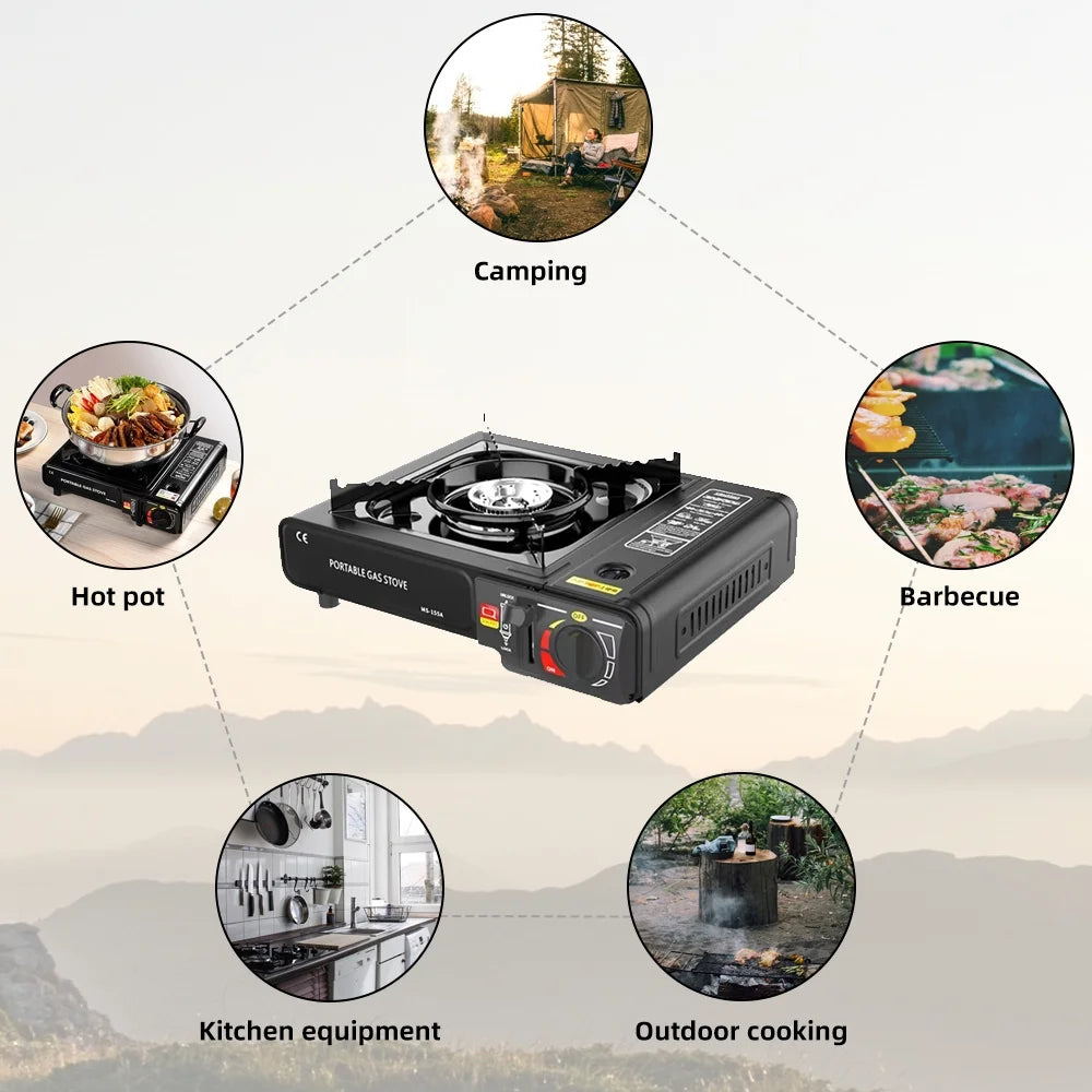 Cook Anywhere, Anytime! 🔥🍳 Outdoor Portable Furnace – 2900W Adjustable Fire, Perfect for Camping, BBQs & Hot Pot Adventures! 🏕️🍲