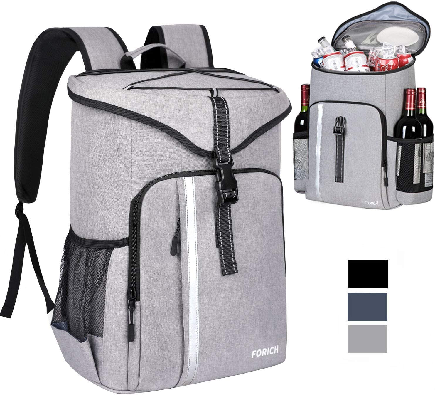 Chill in Style! 🏖️🧊 Leakproof Insulated Backpack Cooler – Perfect for Beach Days, Picnics, & Outdoor Adventures (Holds 30 Cans!) 🎒🍻