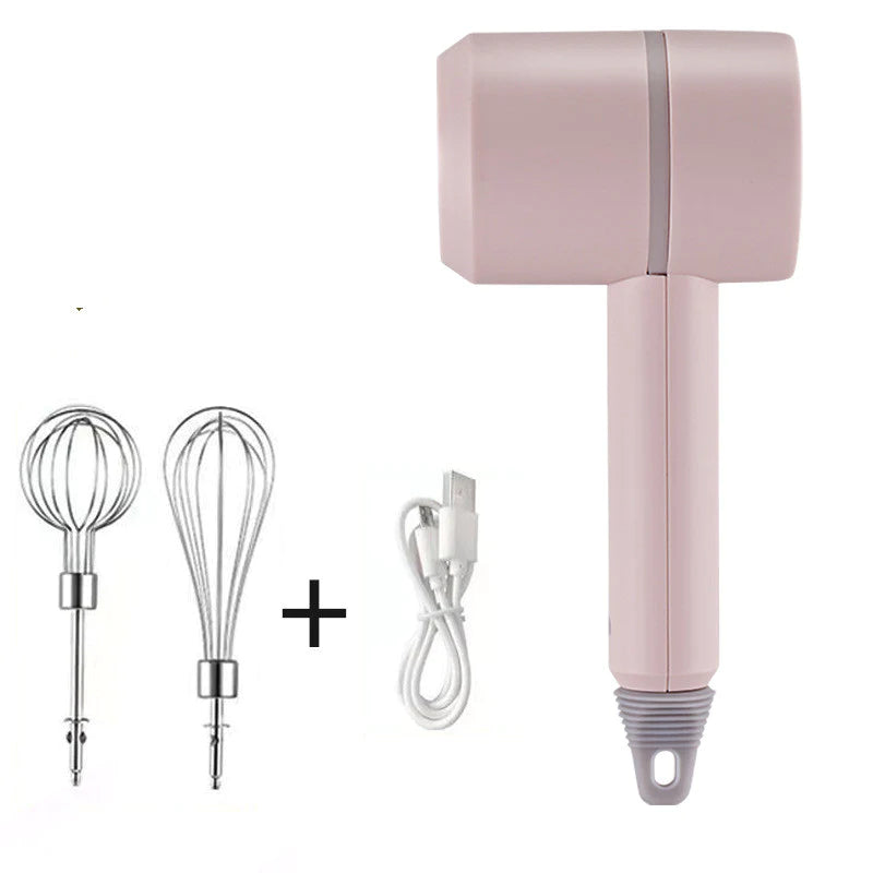 Whisk Like a Pro! 🥚✨ New Rechargeable Wireless Egg Beater – Your Mini Handheld Baking Essential 🍰