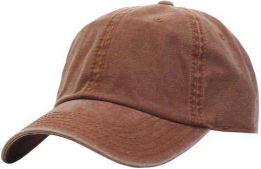 Effortless Cool 🧢 Plain Vintage Washed Cotton Dad Hat – Adjustable Baseball Cap for Classic Everyday Style!