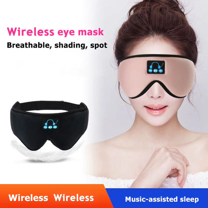 🎧 Sleep in Comfort: 3D Bluetooth Headband with Wireless Music & Eye Mask! 😴✨ (Perfect for Side Sleepers)