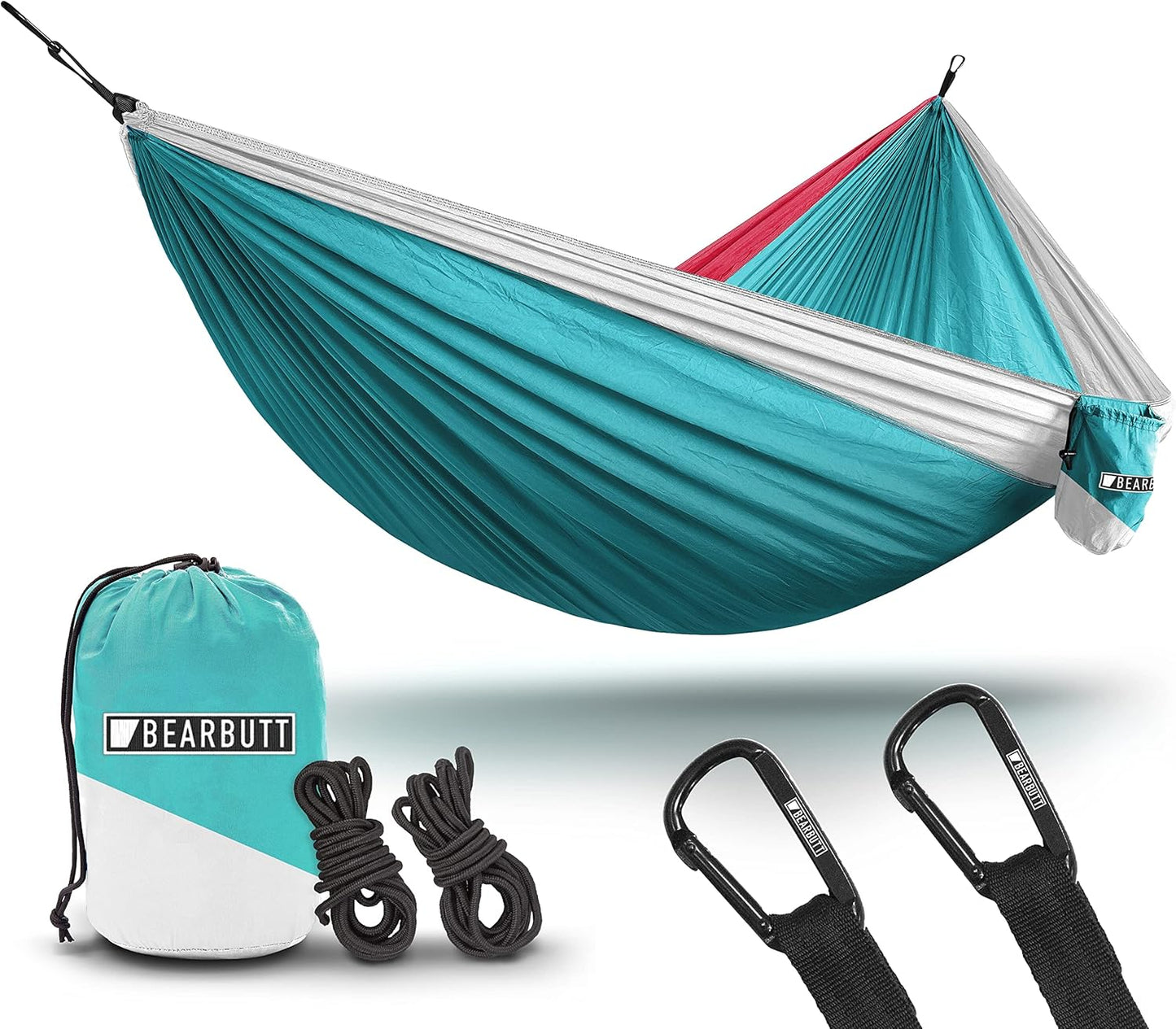 Relax Anywhere! 🏕️🌿 2-Person Portable Hammock – Perfect for Camping, Backpacking & Travel Adventures! 🌞💚