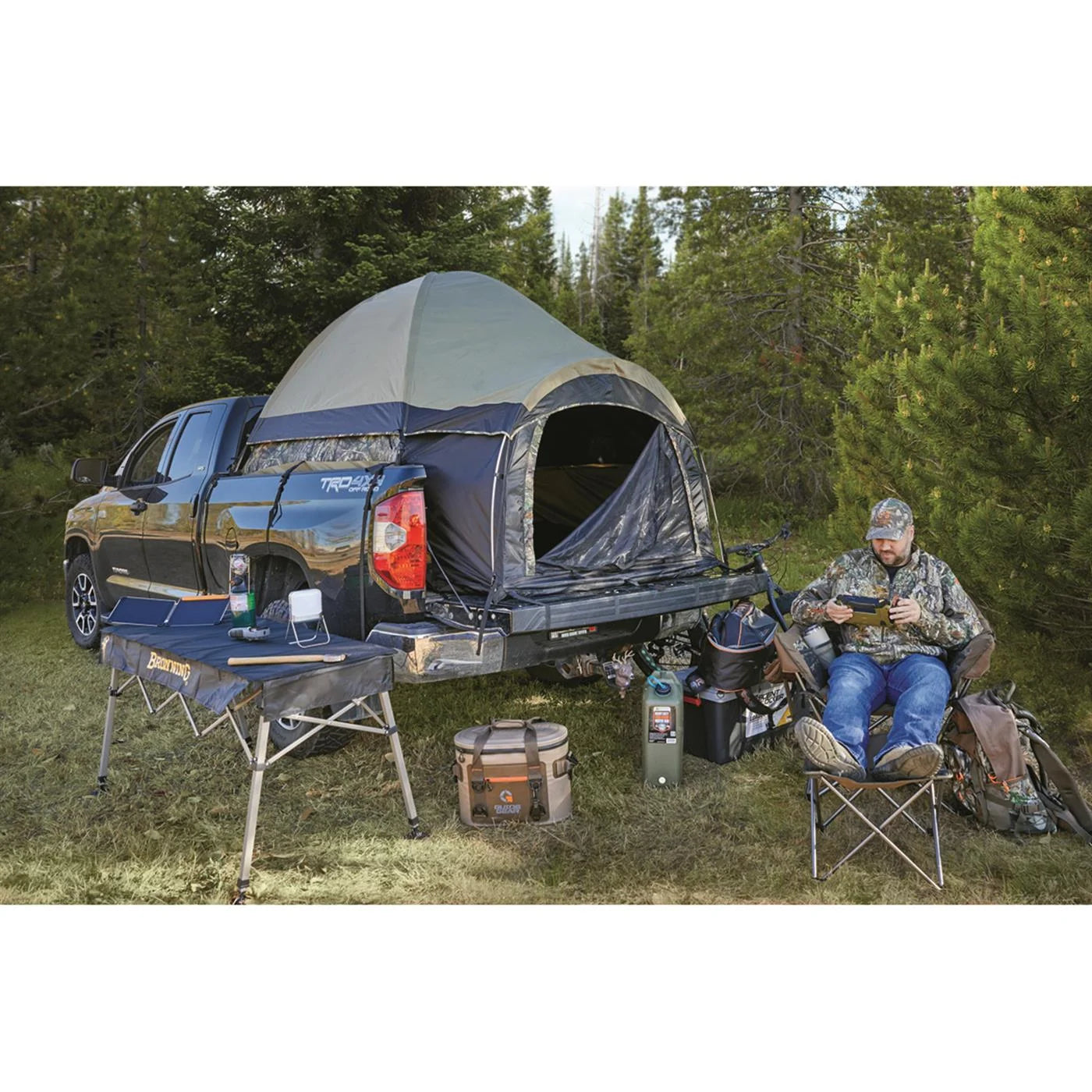 Camp Anywhere in Comfort! ⛺🚚 Premium Compact Truck Tent – Perfect for Your Next Adventure!