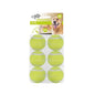 🐾 Playtime Fun: 6-Pack Dog Tennis Balls for Fetch & Mini Ball Launcher! 🎾🐶 (For Puppies & Small Dogs)