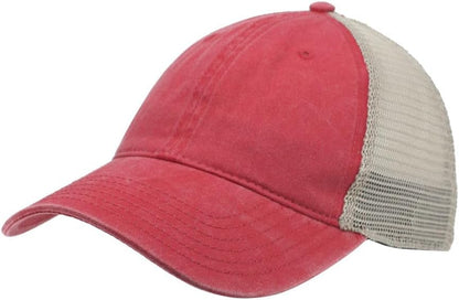 Timeless Style 🧢 Vintage Washed Cotton Mesh Baseball Cap – Soft, Adjustable & Perfect for Casual Days!