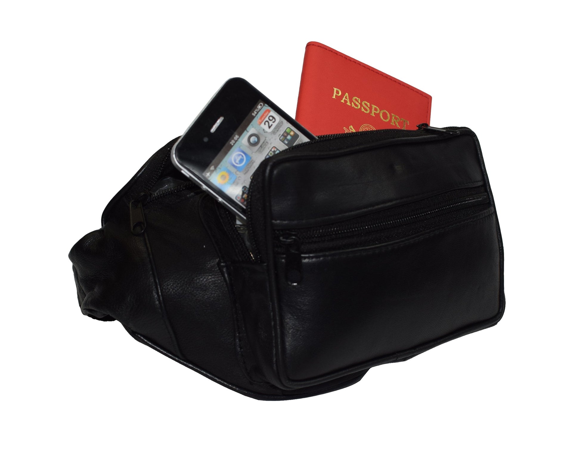 Stylish Genuine Leather Fanny Pack – Perfect for Travel & Everyday Wear | Unisex & Available in Vibrant Colors!