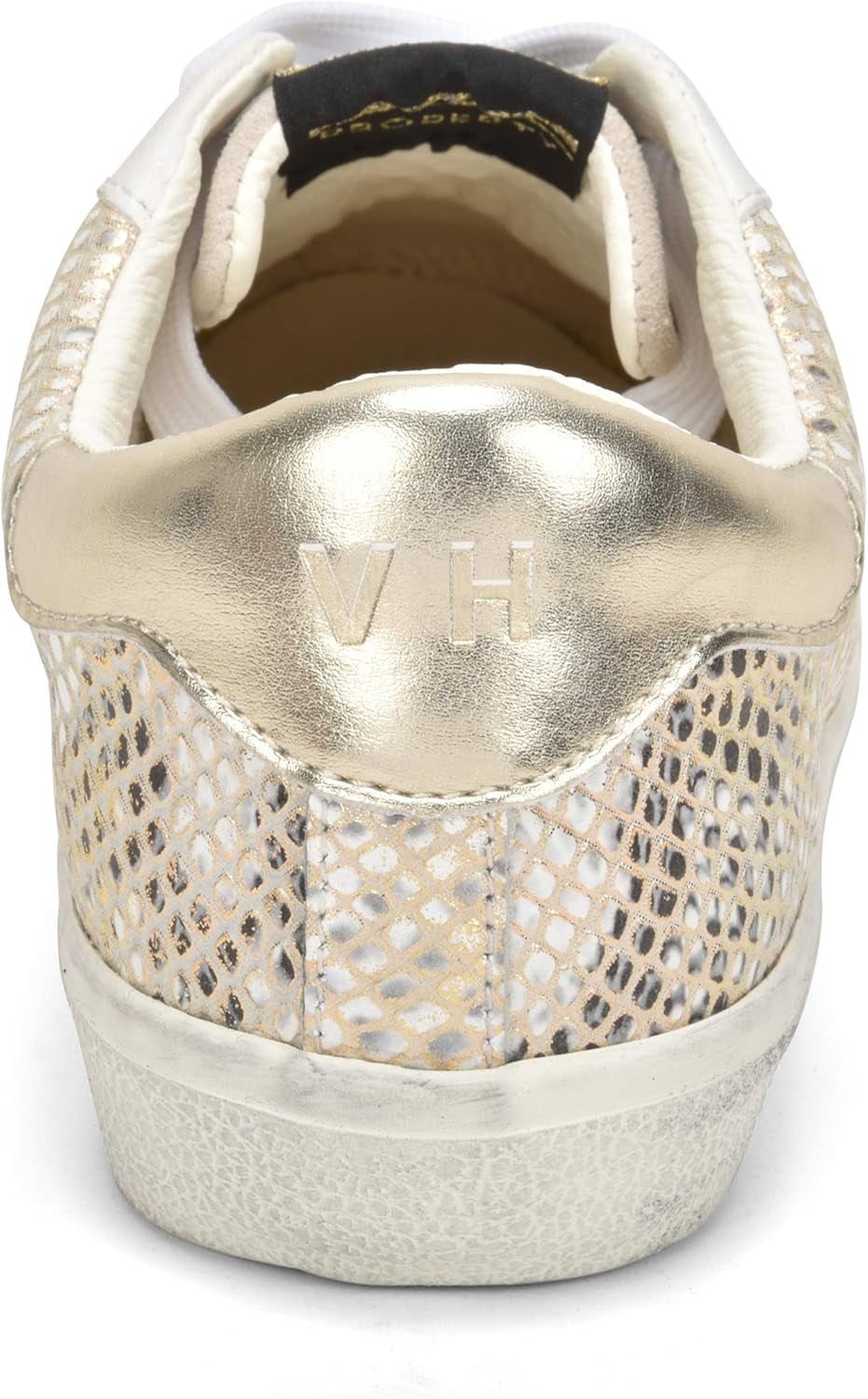 Step Into Style ✨ Women’s Kate Metallic Slip-On Sneakers – Casual Comfort in Gold, Grey & White for Effortless Everyday Wear!