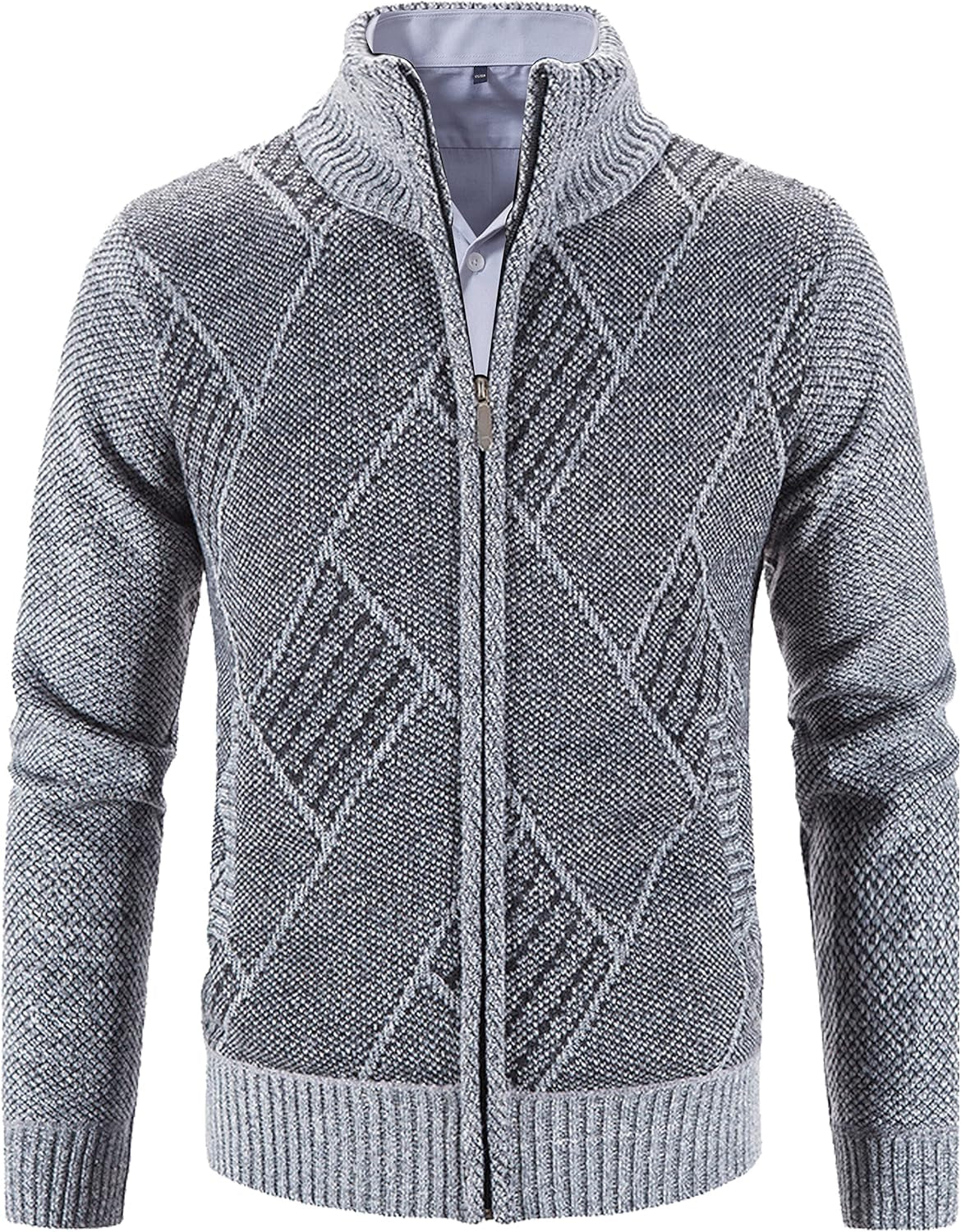 Stay Cozy & Stylish ✨ Men’s Casual Full-Zip Cardigan – Knitted with Pockets for Ultimate Comfort!