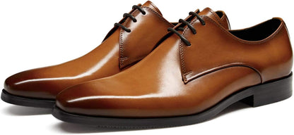 Classic & Timeless 👞 Men’s Oxford Shoes – Genuine Leather Dress Shoes for Effortless Elegance