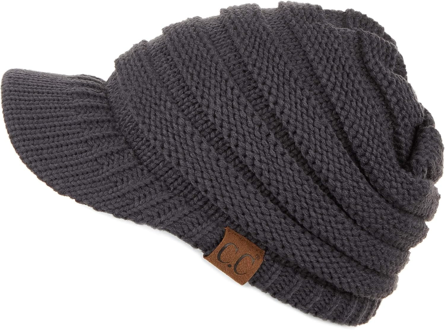 Stay Chic & Cozy! ❄️✨ Women's Ribbed Knit Hat with Brim – Perfect for Any Winter Look! 👒🧣