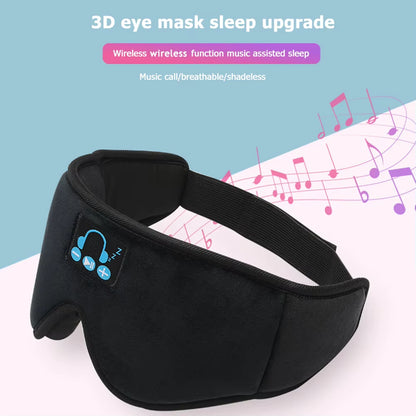 🎧 Sleep in Comfort: 3D Bluetooth Headband with Wireless Music & Eye Mask! 😴✨ (Perfect for Side Sleepers)